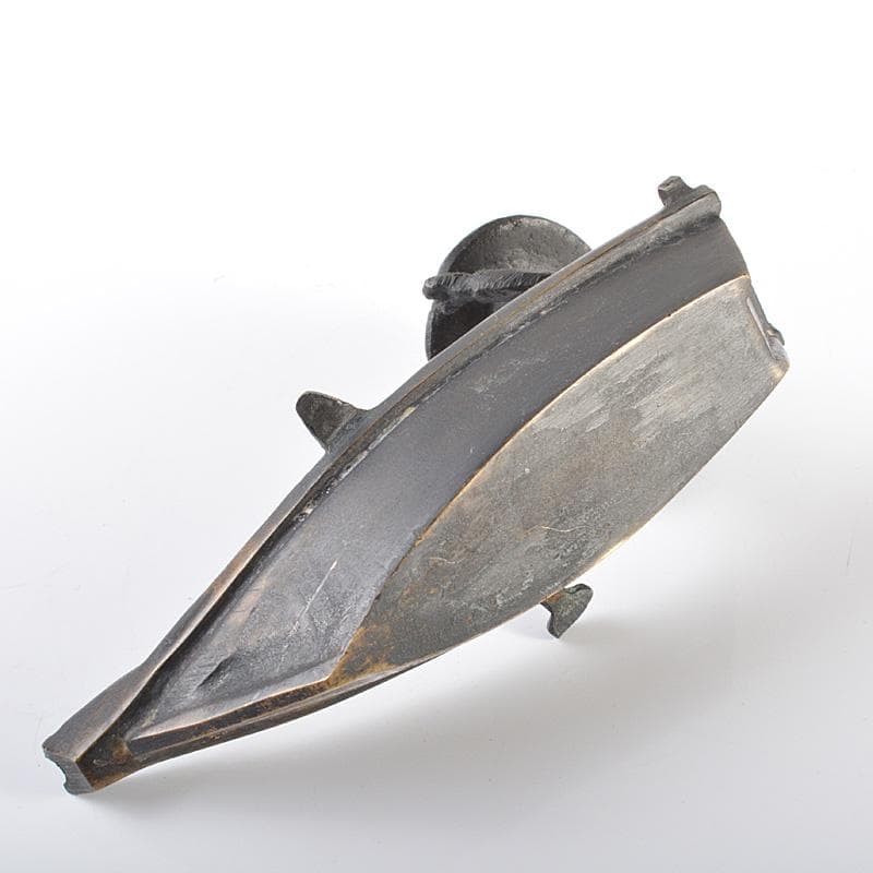 中国 書道具 古銅 舟に船頭 水滴 V R6289 - メルカリ