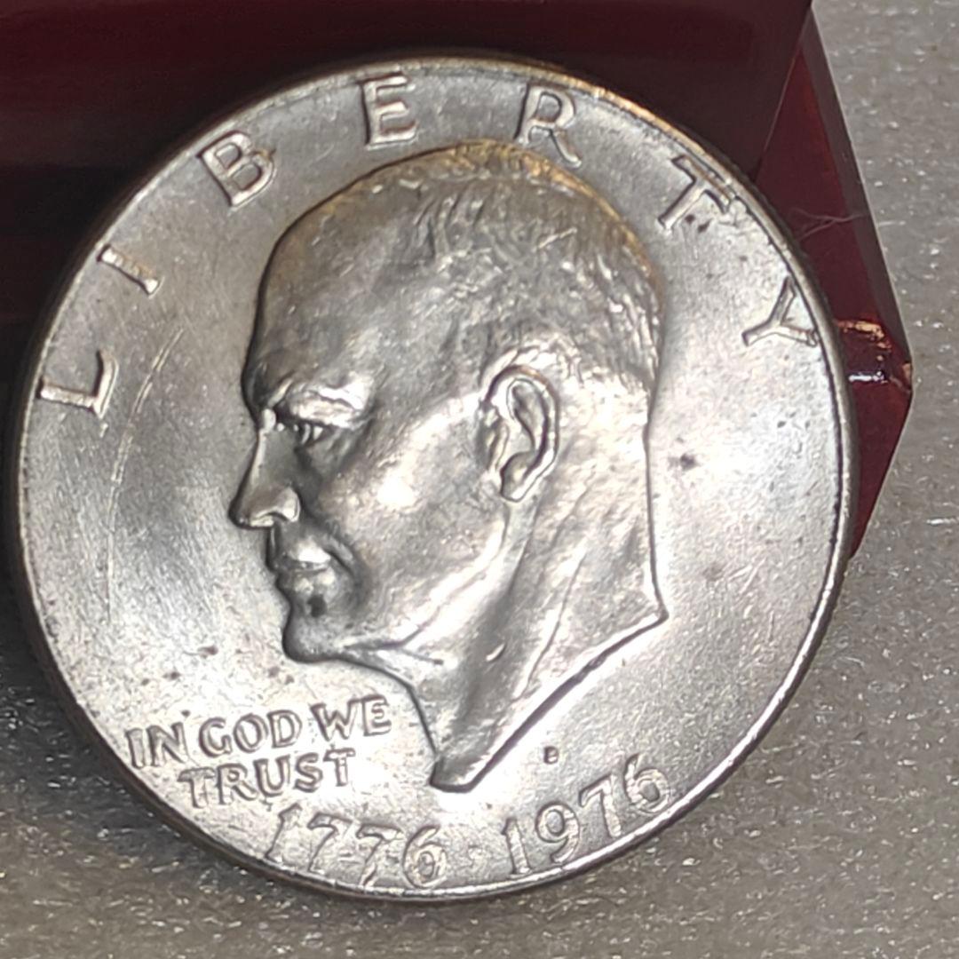 アメリカ独立200周年記念 ☆アイゼンハワー☆1ドル☆1776-1976年 2枚