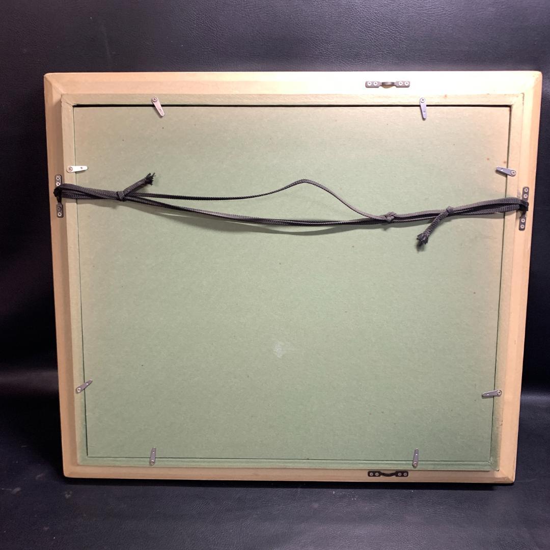 肉筆大仏殿遠望作者名読めない油絵絵画額装