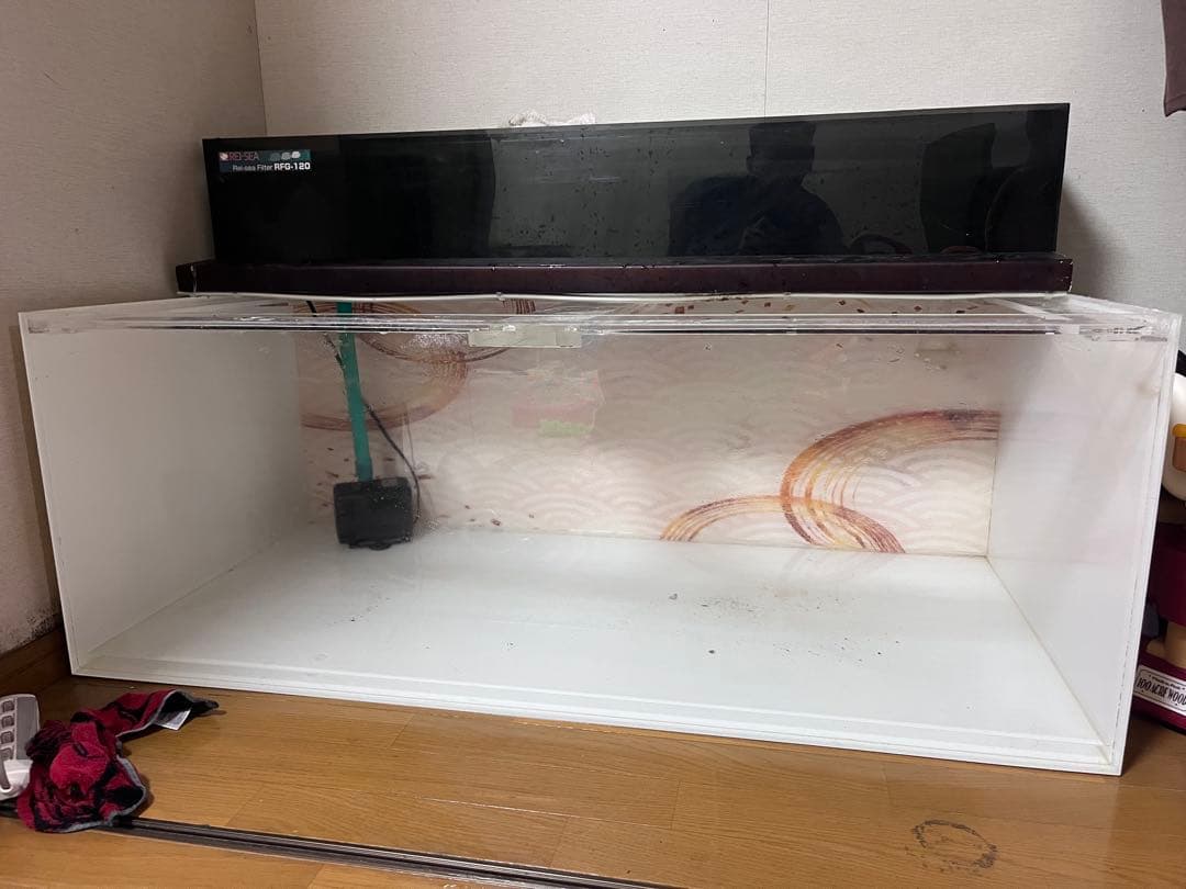 60センチアクリル水槽用 上部フィルター レイシーポンプ仕様 REI-SEA