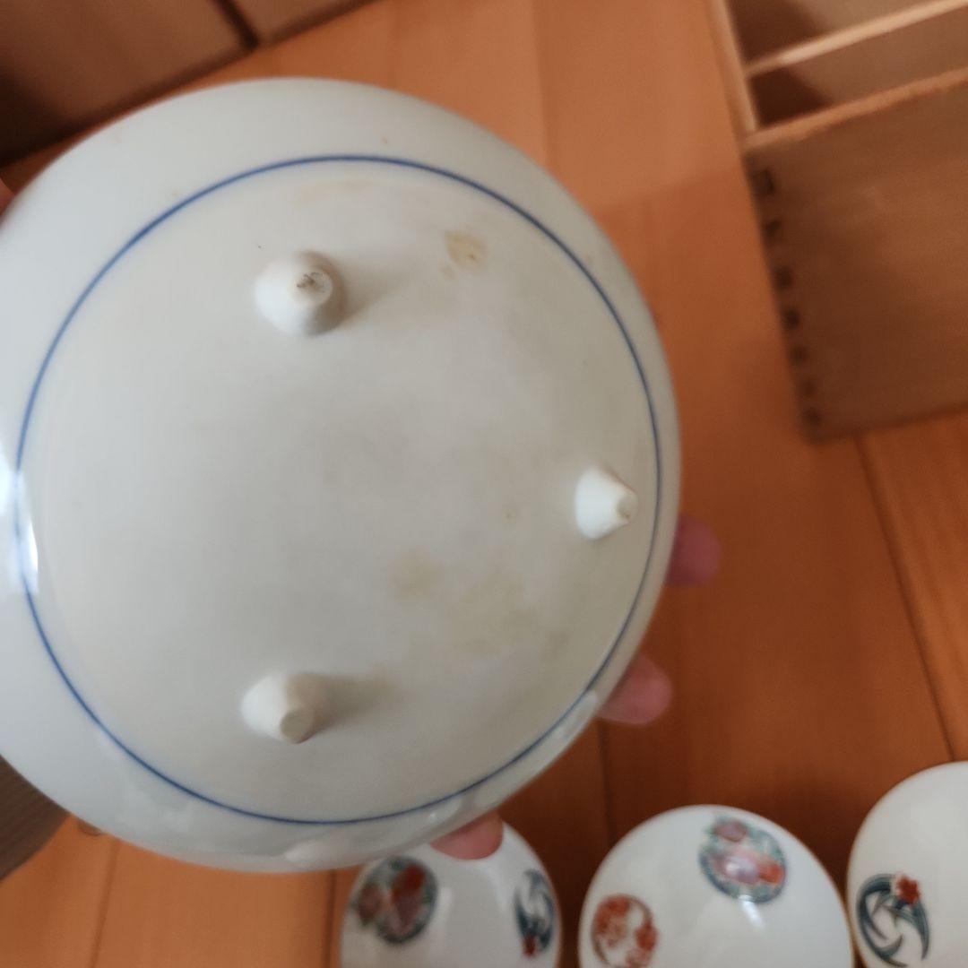 深川製磁 金彩染錦花丸紋 直燗揃 - メルカリ