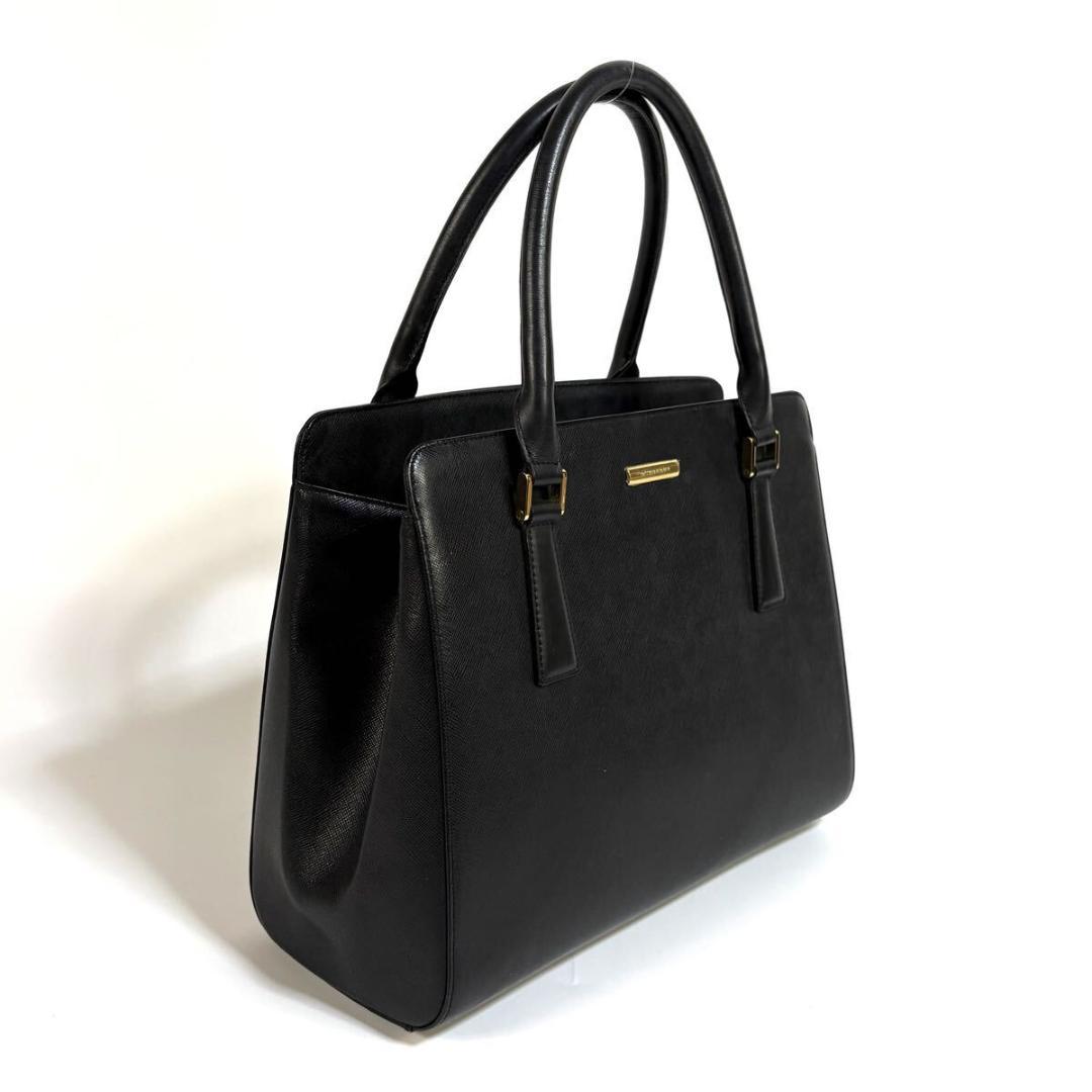 【美品】BURBERRY レザー ハンドバッグ ノバチェック ゴールド金具