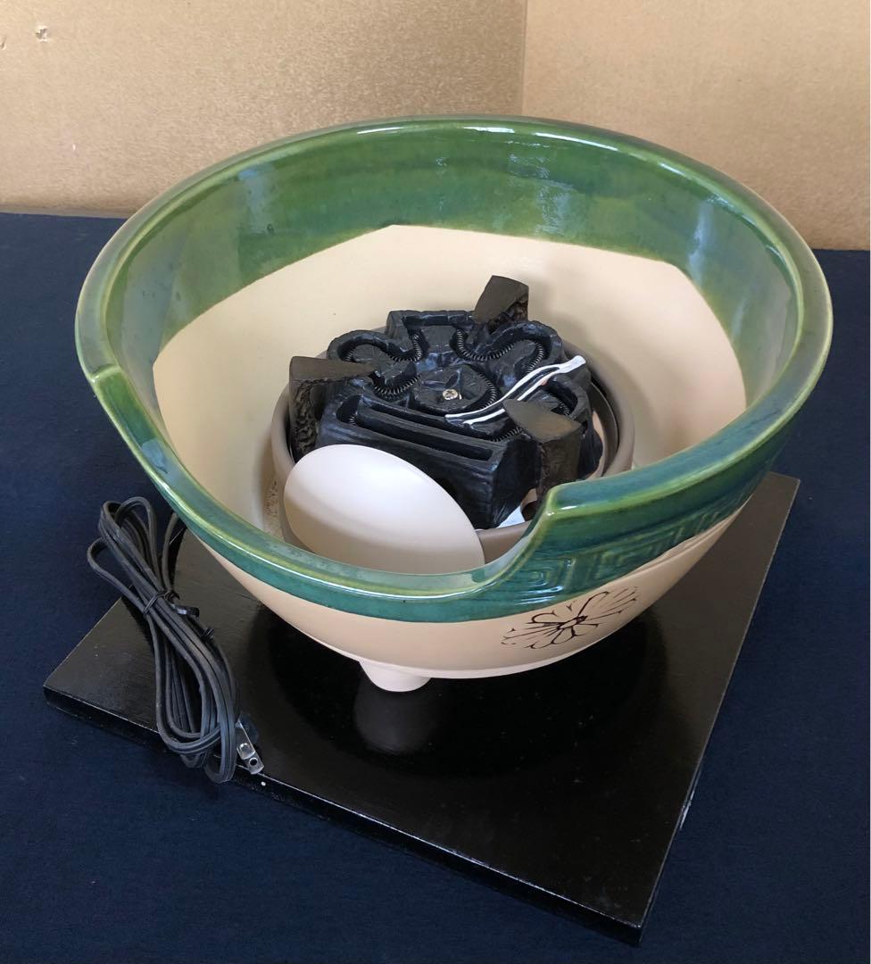 《R》茶道具 織部B 野々田式 風炉型電熱器 元箱　260109き2