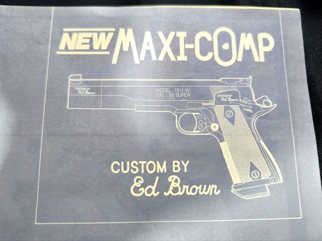 ガスガン ASGK Ed Brown 1911-A1 CAL 38 SUPER