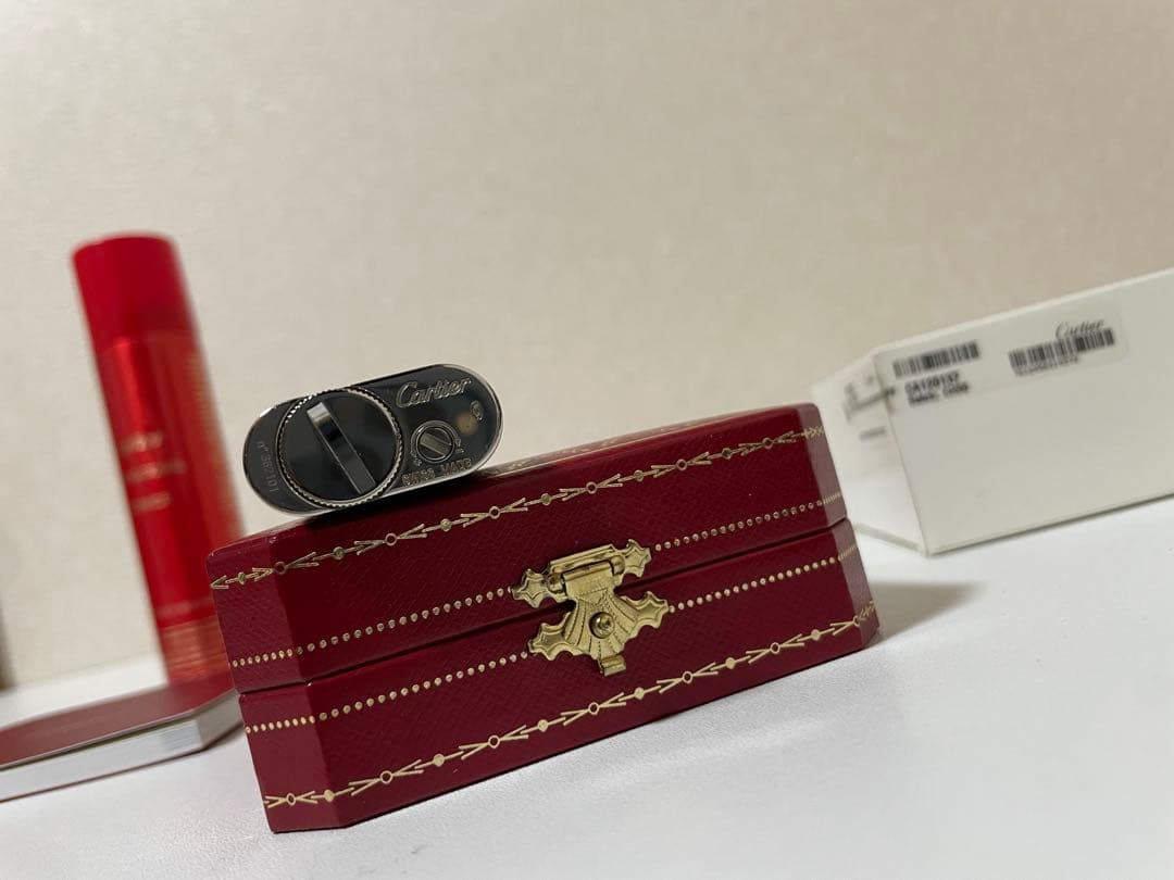 カルティエ　ガスライター　未使用に近い　本物