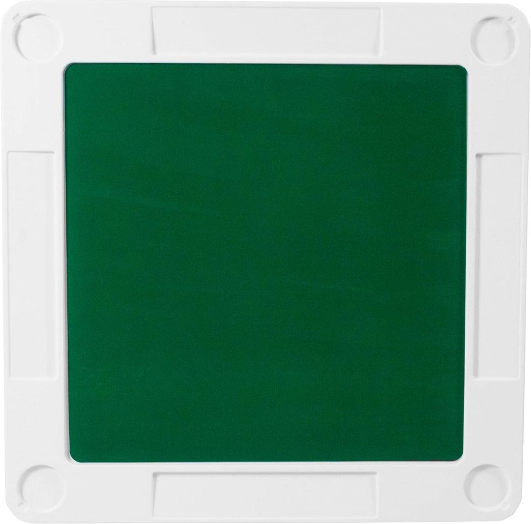 Flash Furniture Silas 折り畳みゲームテーブル グリーン表面