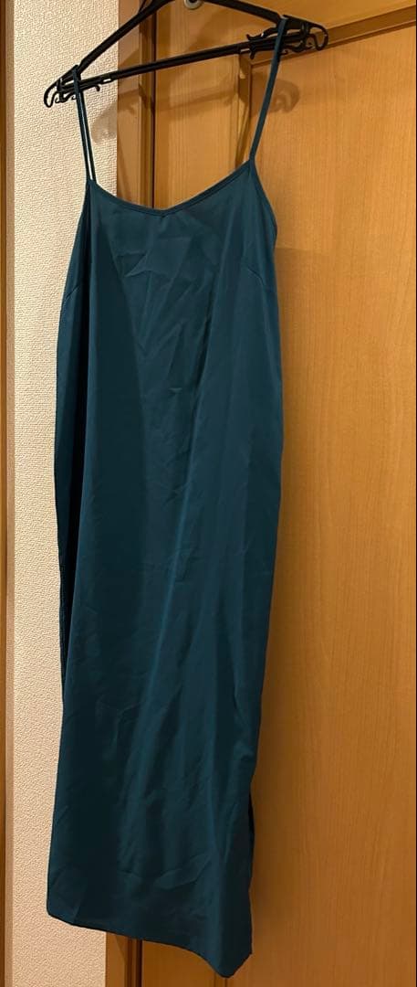 美品】グロッシーレースジャガードマーメイドドレス ダークグリーン