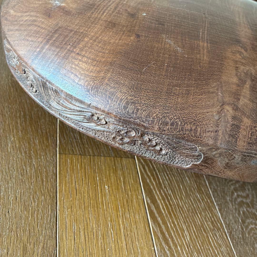 古い琵琶　古道具　和楽器　五弦