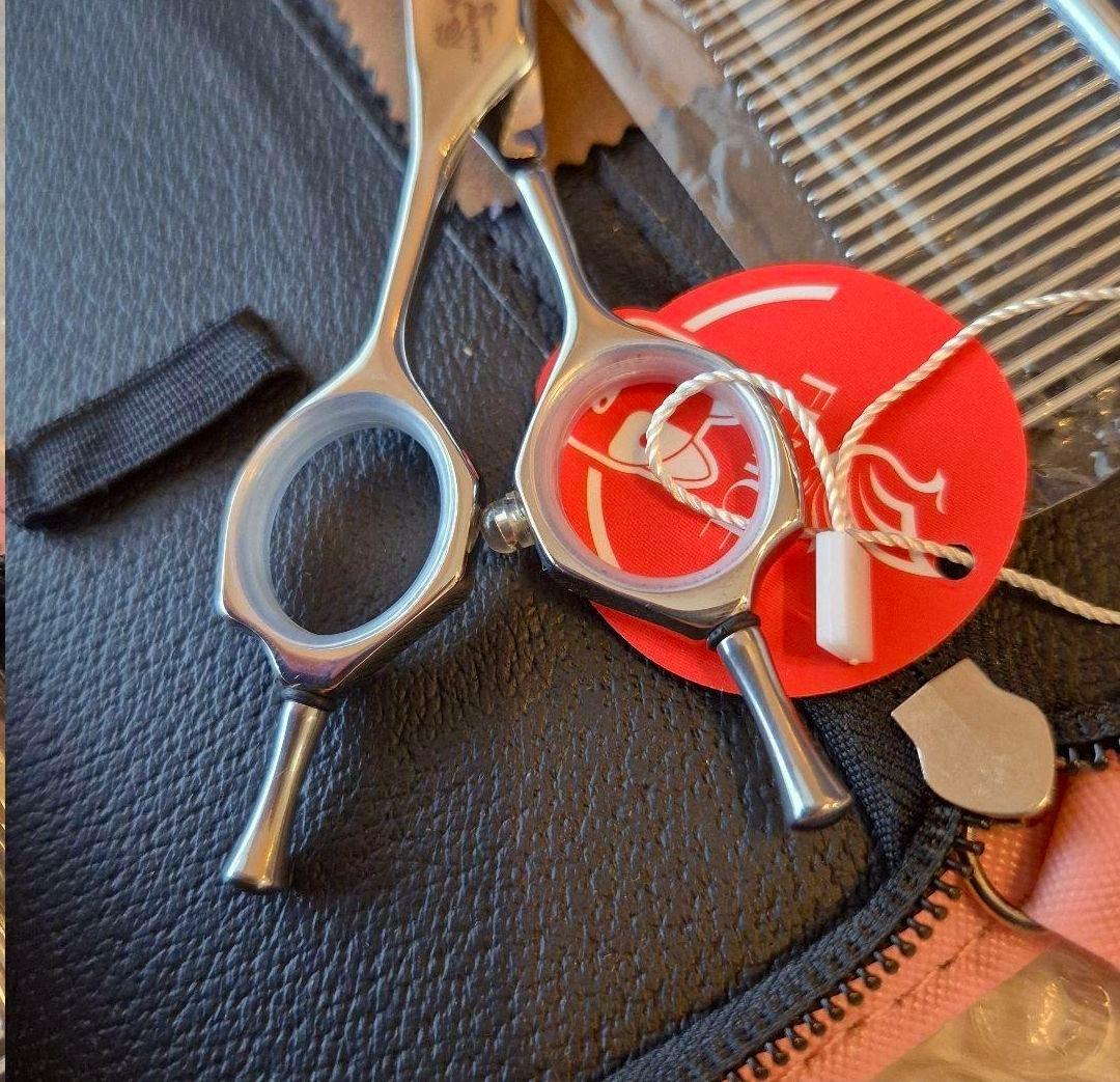 新品☆フェニーチェ 左利き用 セニングシザー 7インチ カット率50%