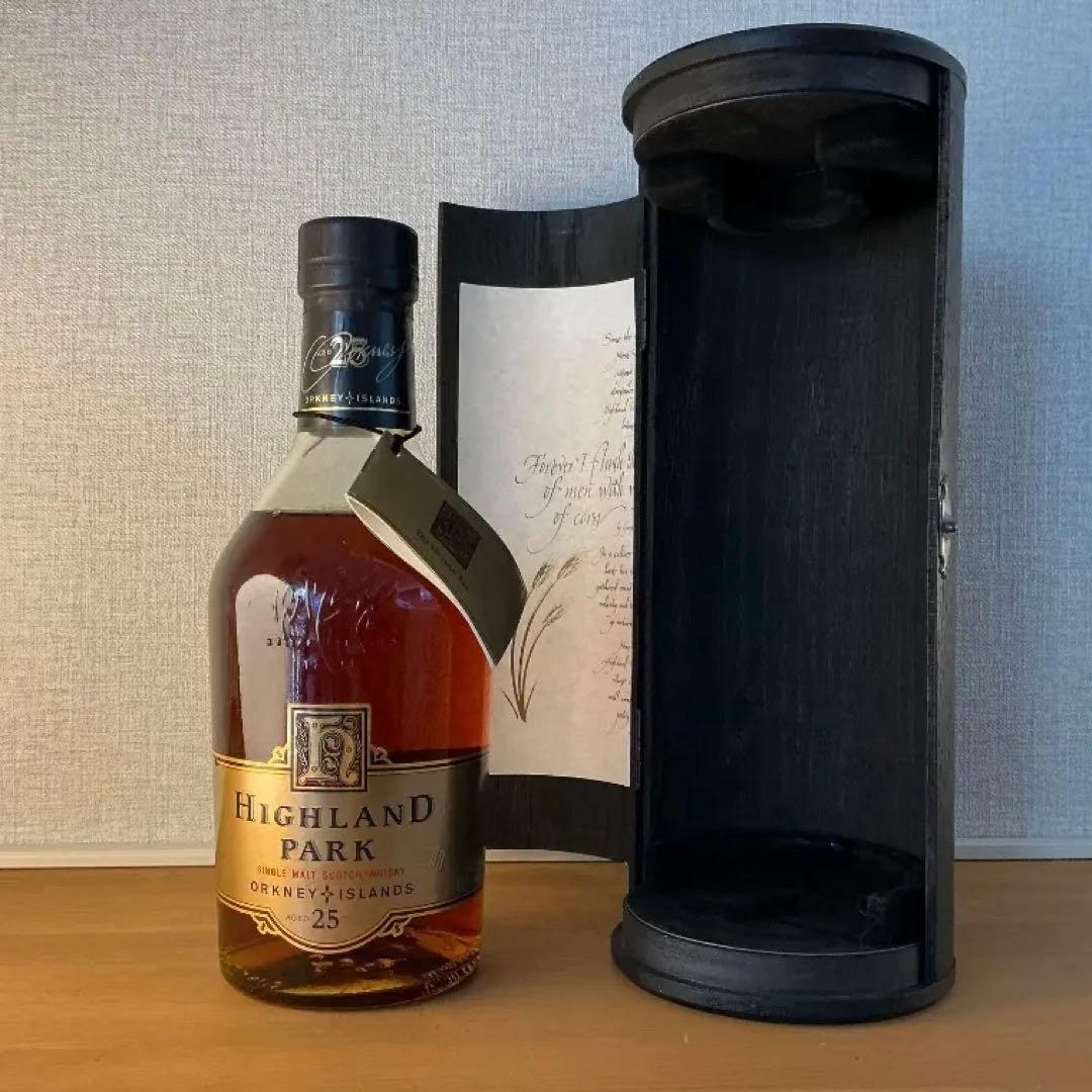 HIGHLAND PARK 25年 オールドボトル化粧箱のみ空箱