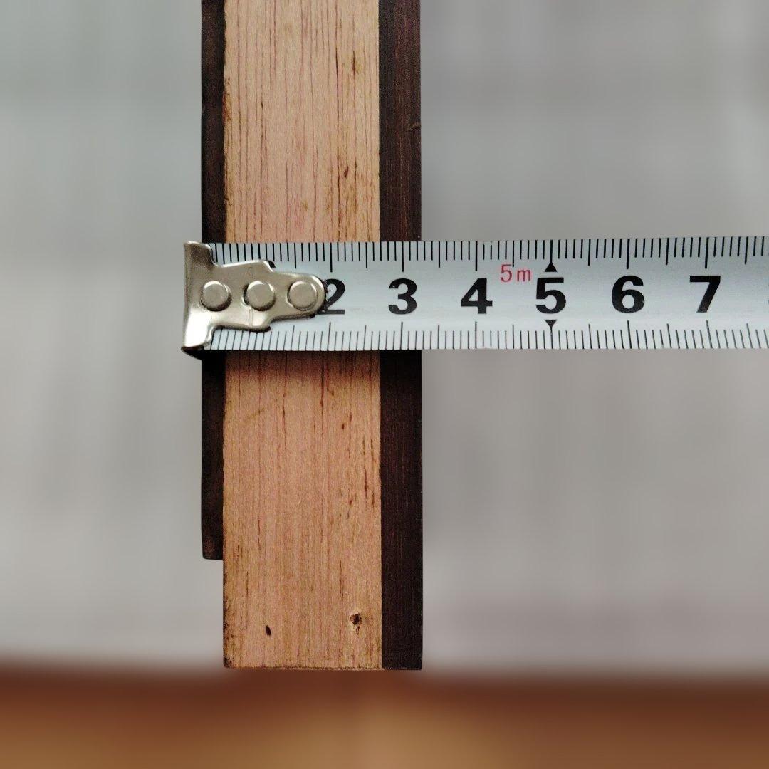 縞黒檀 欄間オープン仕上げ