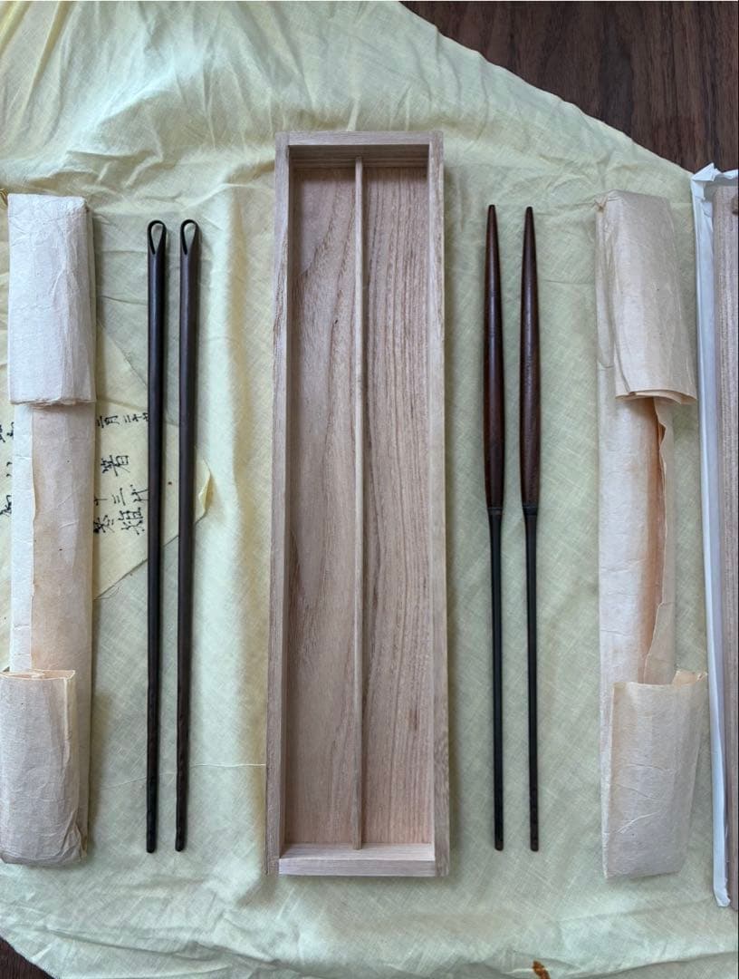 値下げ中！ 【新品 未使用】 宮崎寒雉 利休 火箸 茶道具 - メルカリ