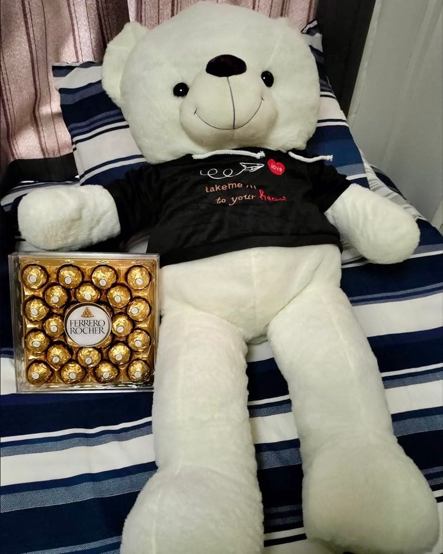 ホワイトテディベア Tシャツ付き