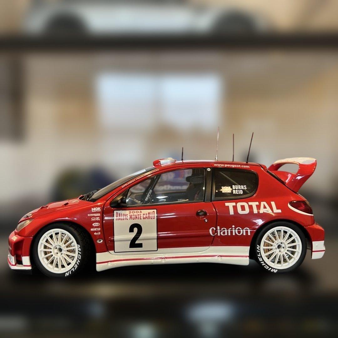 AUOTart製1/18 2003年プジョー206 WRC/リチャードバーンズ