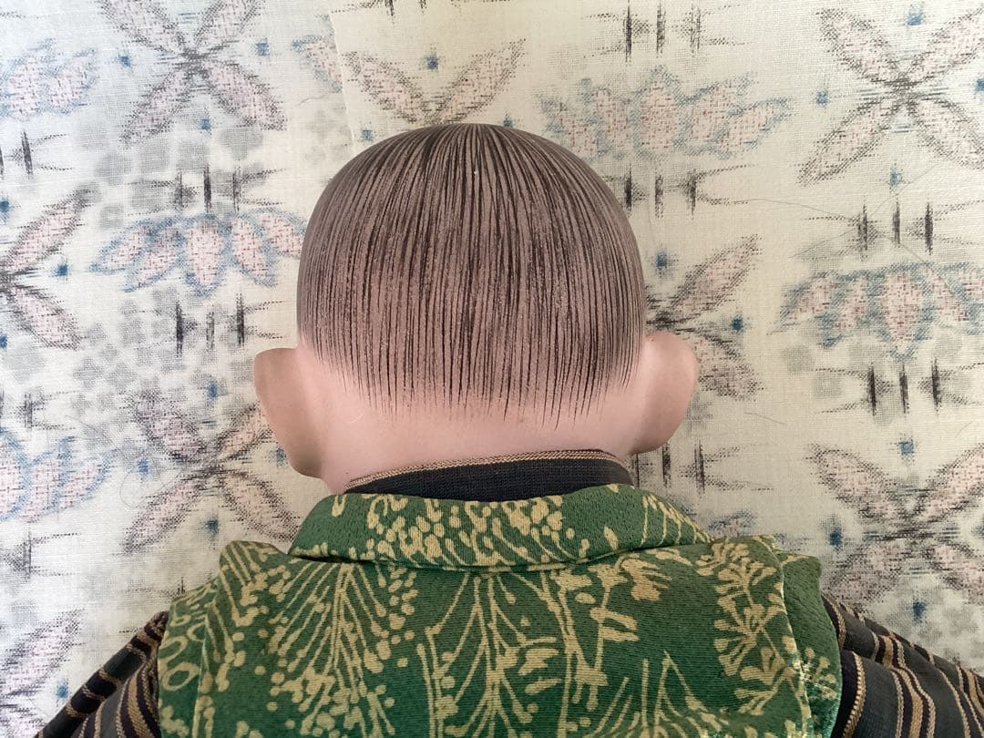 市松人形 松菊 竹取物語 抱き人形 アンティークドール ビスクドール 40cm