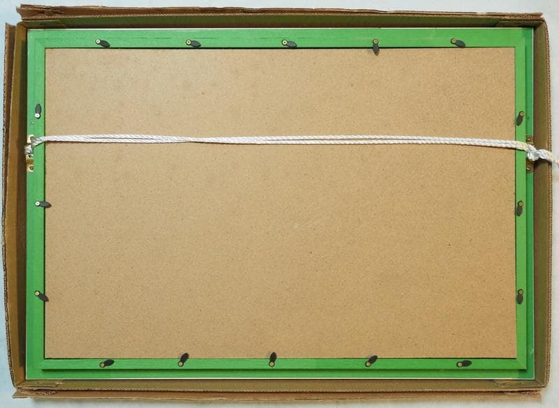 油絵　額付き　千住博　 【薬師寺 朝の譜】手描き　M10