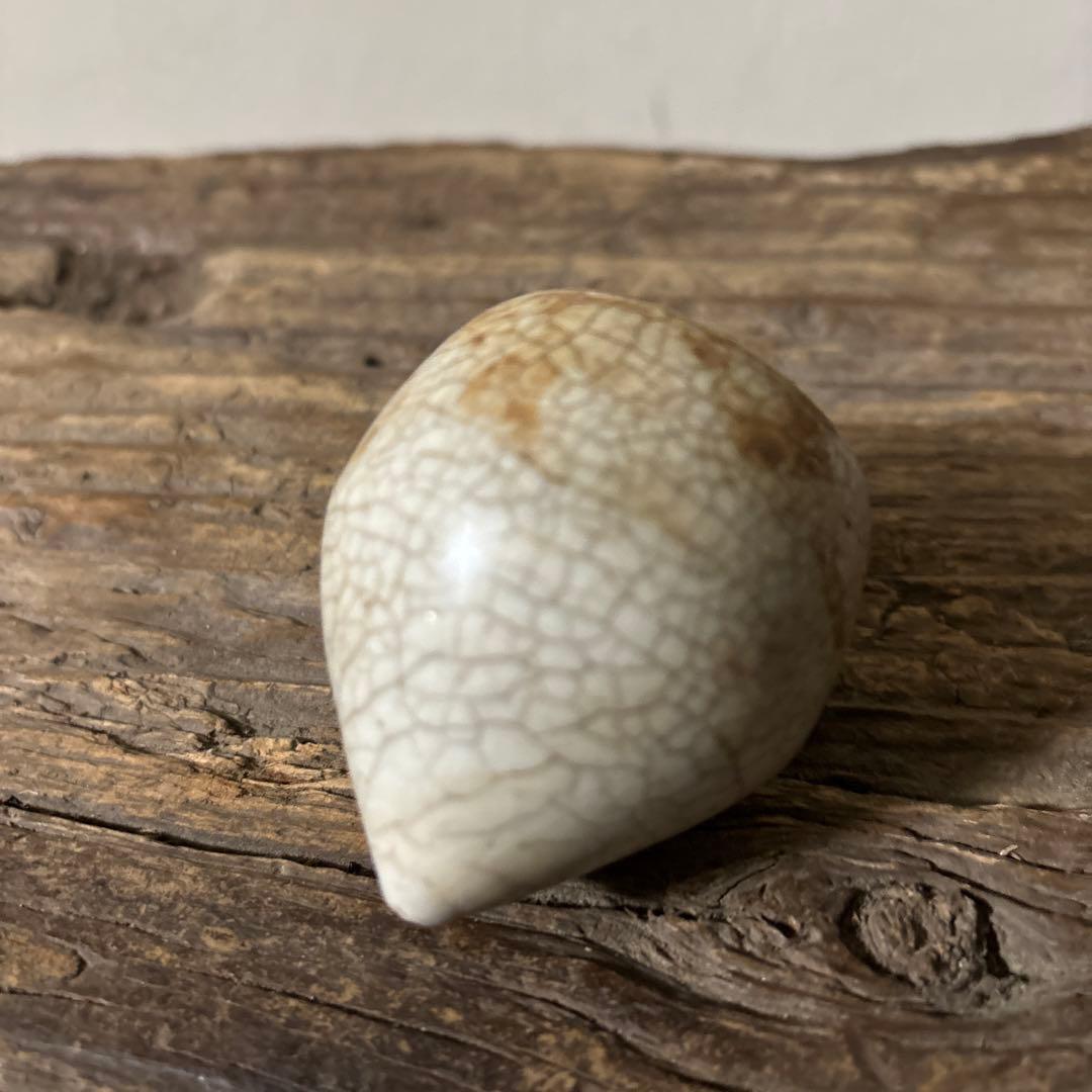 李朝白磁 明器 1点 宝珠 蓮峰 祭器 骨董アンティーク 検:白洲正子