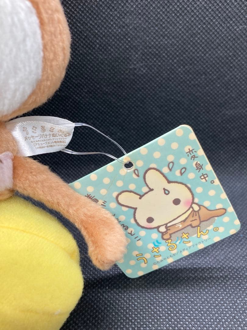 うさるさん メッセージバナナぬいぐるみ たかみやともか 紙タグ付き