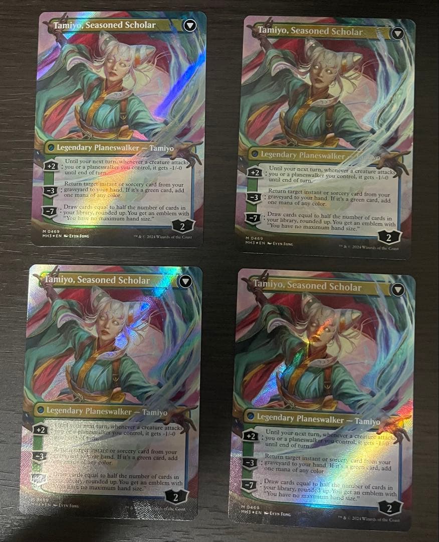 日語2枚 英語2枚 精鋭射手団の目立ちたがり 4枚セット 日語2枚 英語2枚