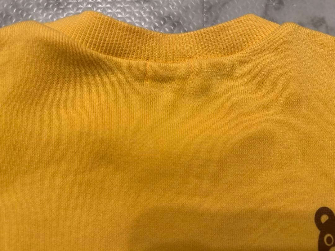 美品 25 AW ミキハウス 豪華 恐竜 トレーナー バックプリント 100