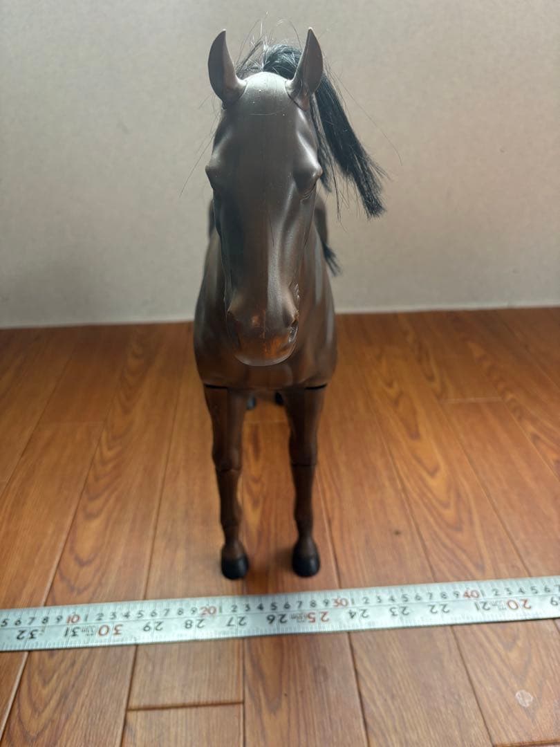 DORAGON社製 1/6サイズ 馬のフィギュア ダークブラウン 1体