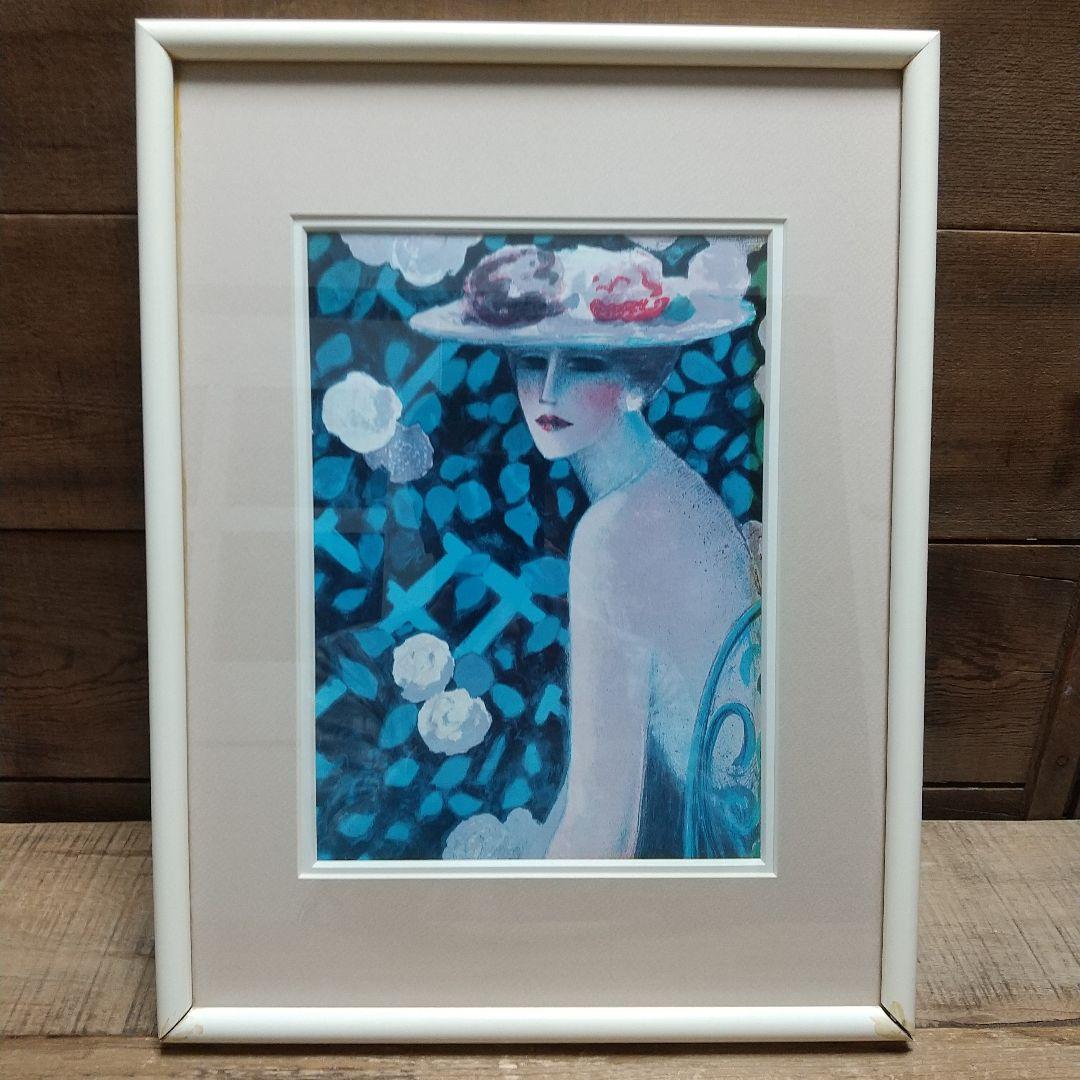 ジャン= ピエール▫カシニョール女性画美人画 インテリアアート額装