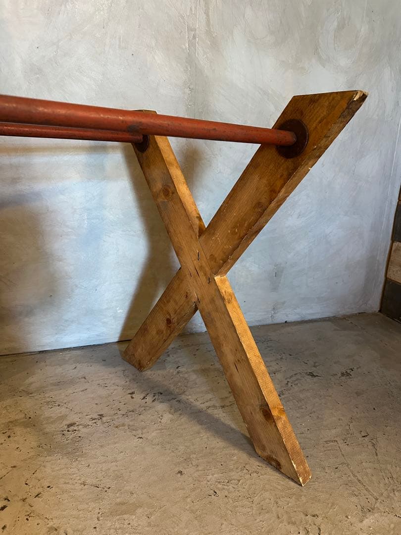 東京都23区配送無料】ビンテージ テーブル 作業台 什器 陳列棚