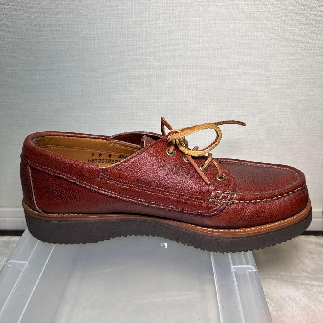 極美品　ユケテン　デッキシューズ　モカシン　ブラウン　9