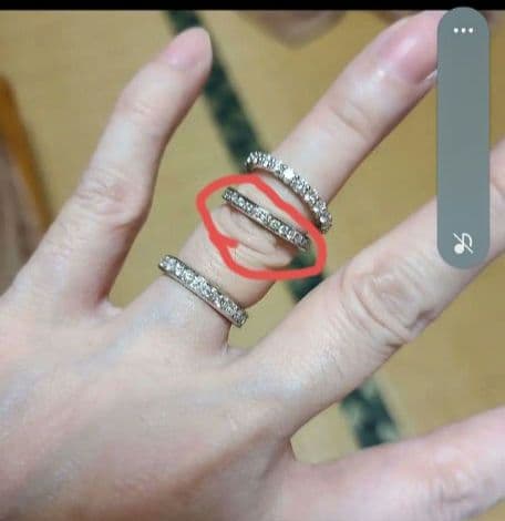 最終価格HARRY WINSTON フルエタニティー ダイヤモンドリング