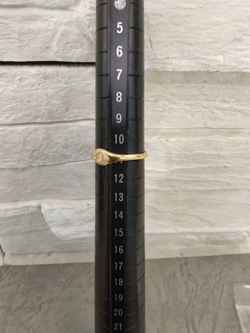 SSAvaron K18ローズカットダイヤモンドリング　　中古品