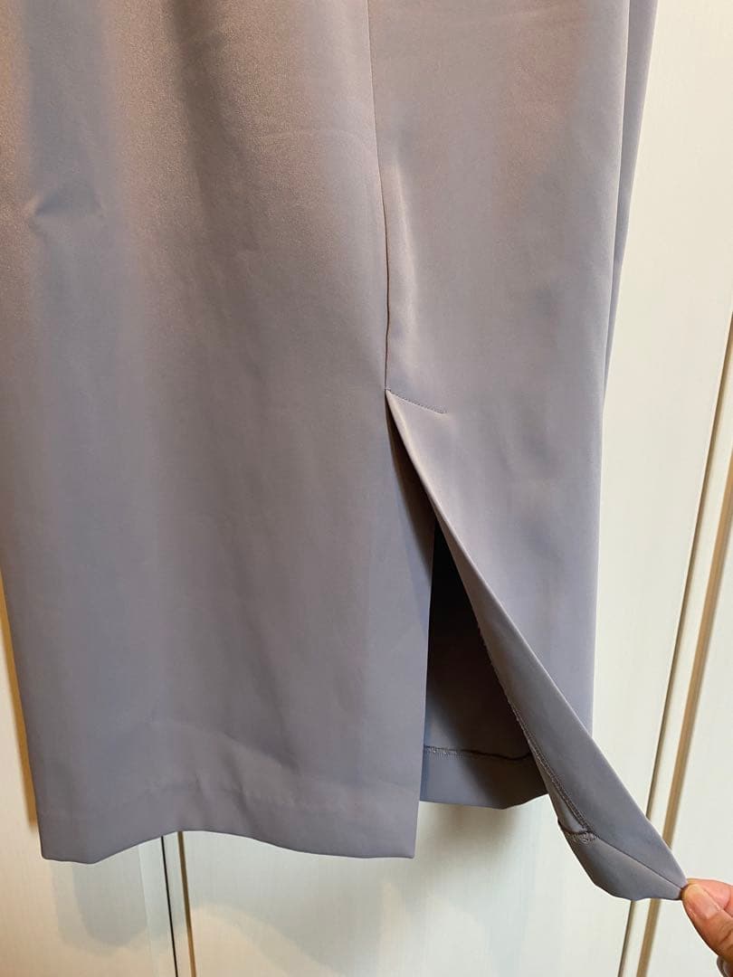 タグ付 URBANRESEARCH ブラウスレイヤードドレス FREE サックス