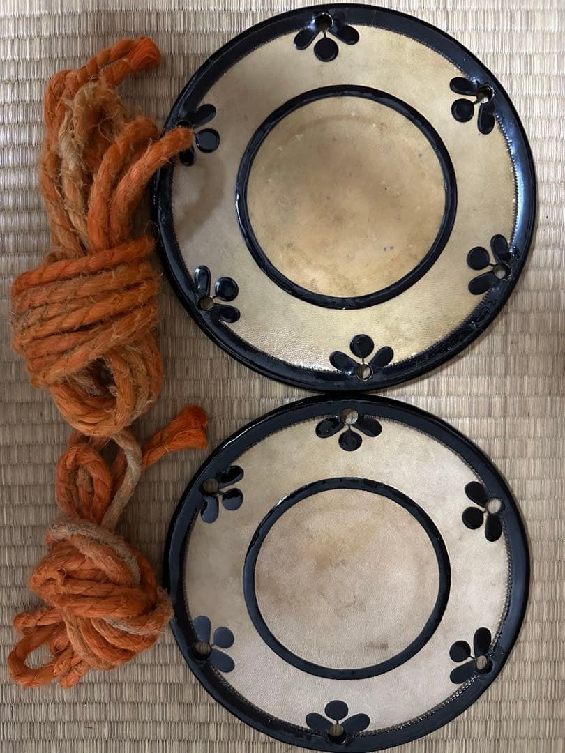 中古 小鼓 革 和楽器 鼓 古革 jvgka62759 販売履歴[2]