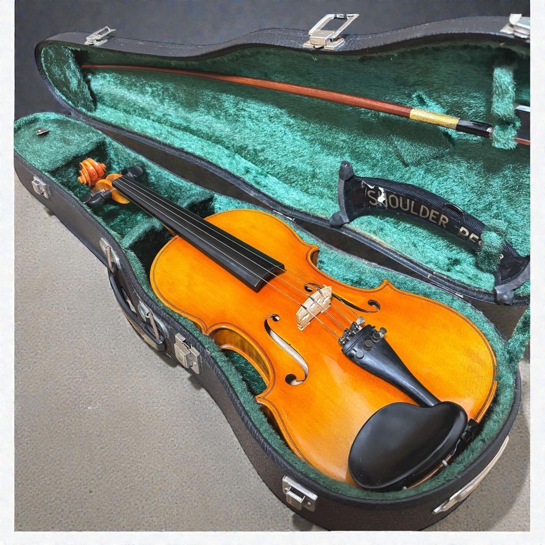 美品良杢】Suzuki バイオリン No.330 3/4 82年製 美品 木目 Suzuki 3/4