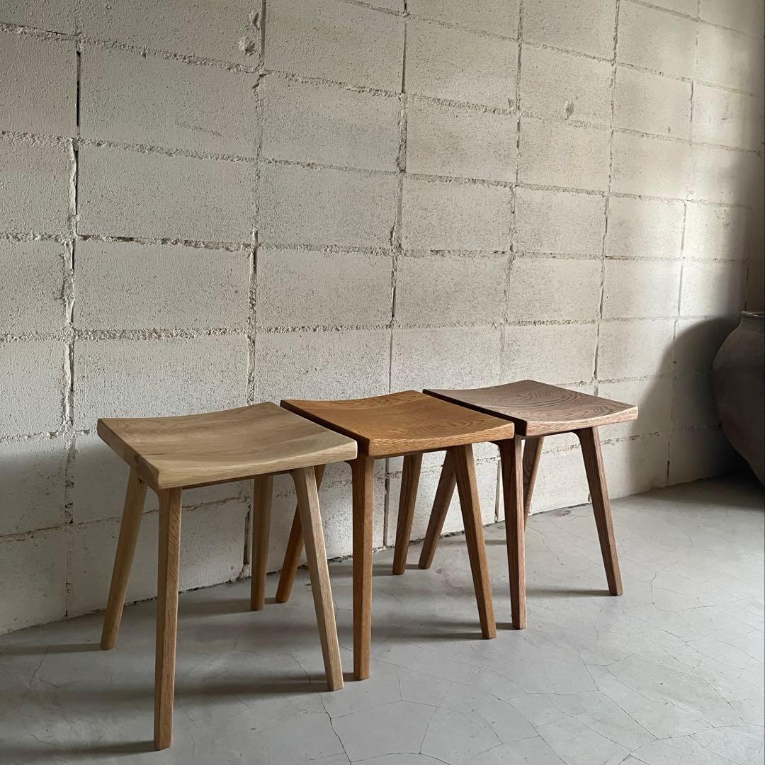 リフレッシュタイプチェア　ロータイプ　オーク無垢材　ウチダ　ライトオーク色