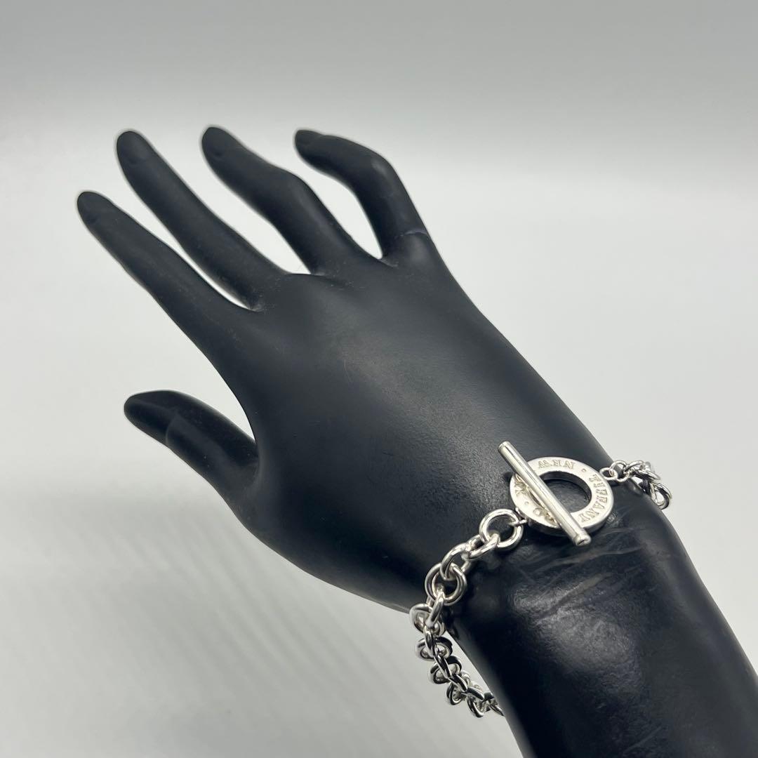 ティファニー TIFFANY ドーナツリンク トグル ブレスレット Ag925