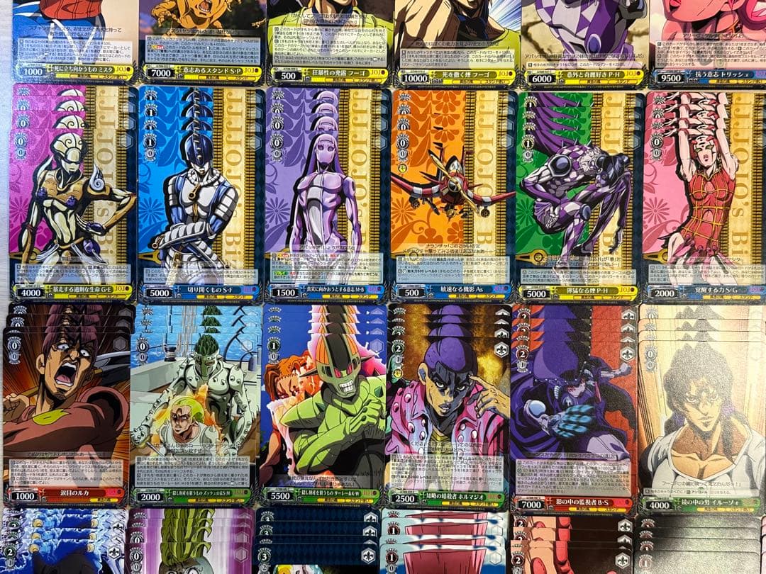 ジョジョの奇妙な冒険 5部 黄金の風 ノーマル4コンセット ヴァイスシュヴァルツ