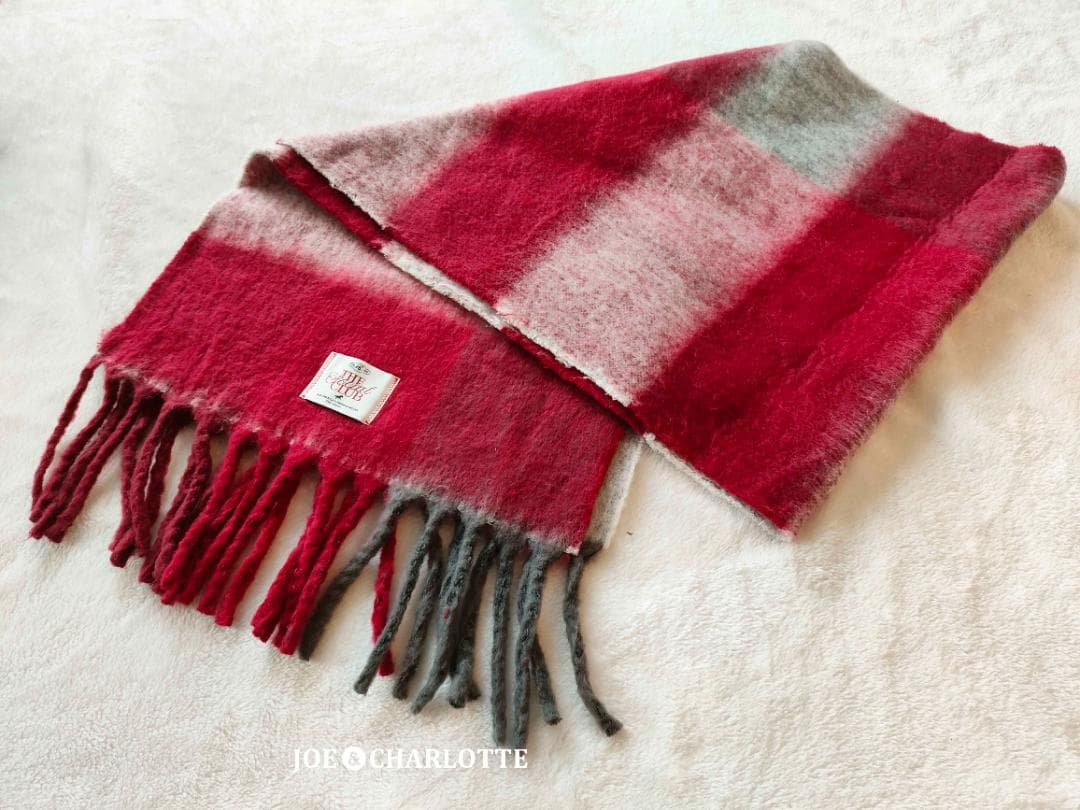 ダーリッチ darich チェックボリュームマフラー 名古屋6周年限定