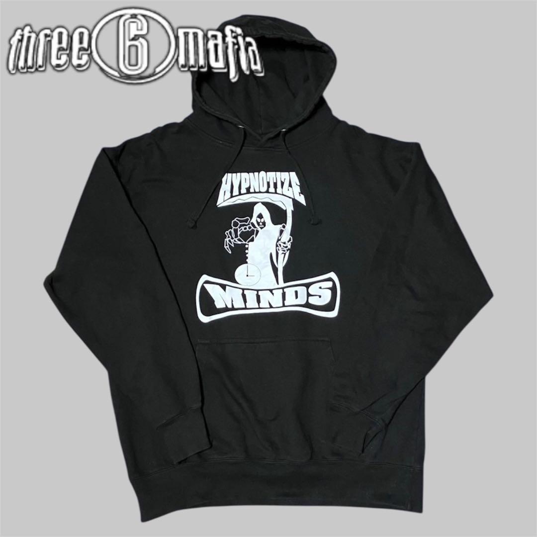 three 6 mafia HYPNOTIZE MINDS パーカー 黒 XL