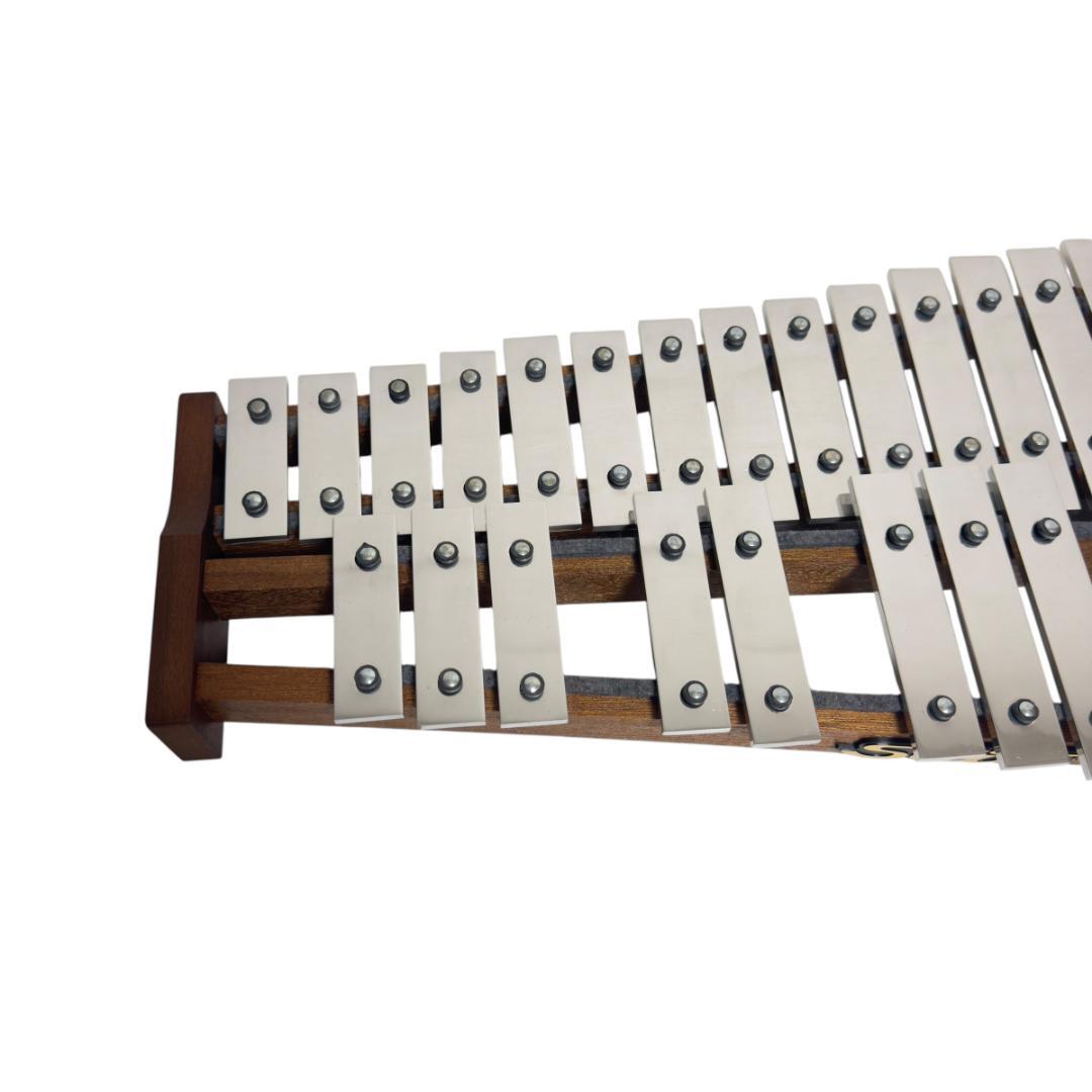 美品 Saito サイトウ グロッケン D-4 32音 鉄琴 打楽器 マレット付