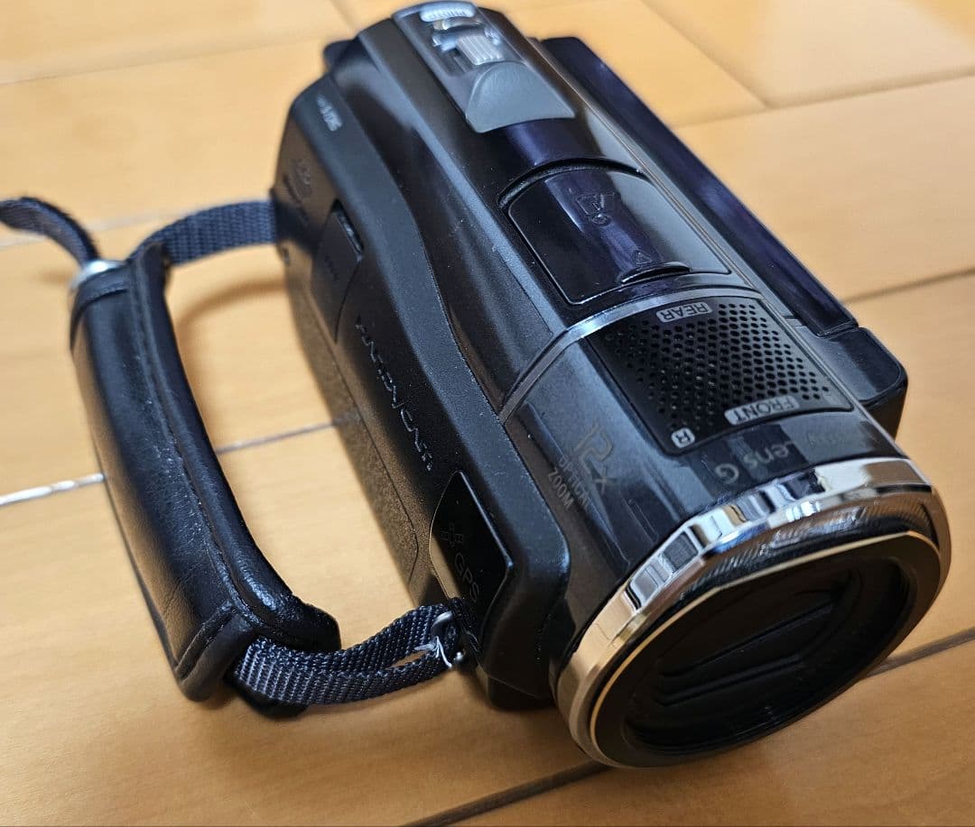SONY ビデオカメラ HDR-CX520V ワイドコンバージョンレンズ付き