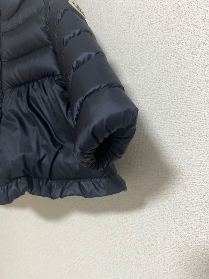 モンクレール フリル付きダウンジャケット 80cm ネイビー