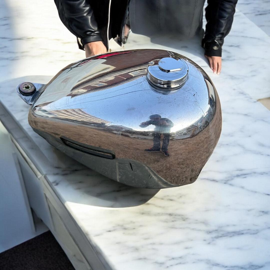 送料無料】エイプ用 アルミタンク ビッグシーダー TW200にも使用可能