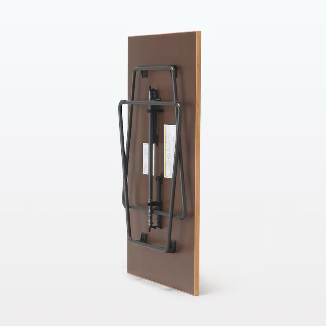 無印良品 MUJI 木製折りたたみテーブル オーク材突板 幅120㎝