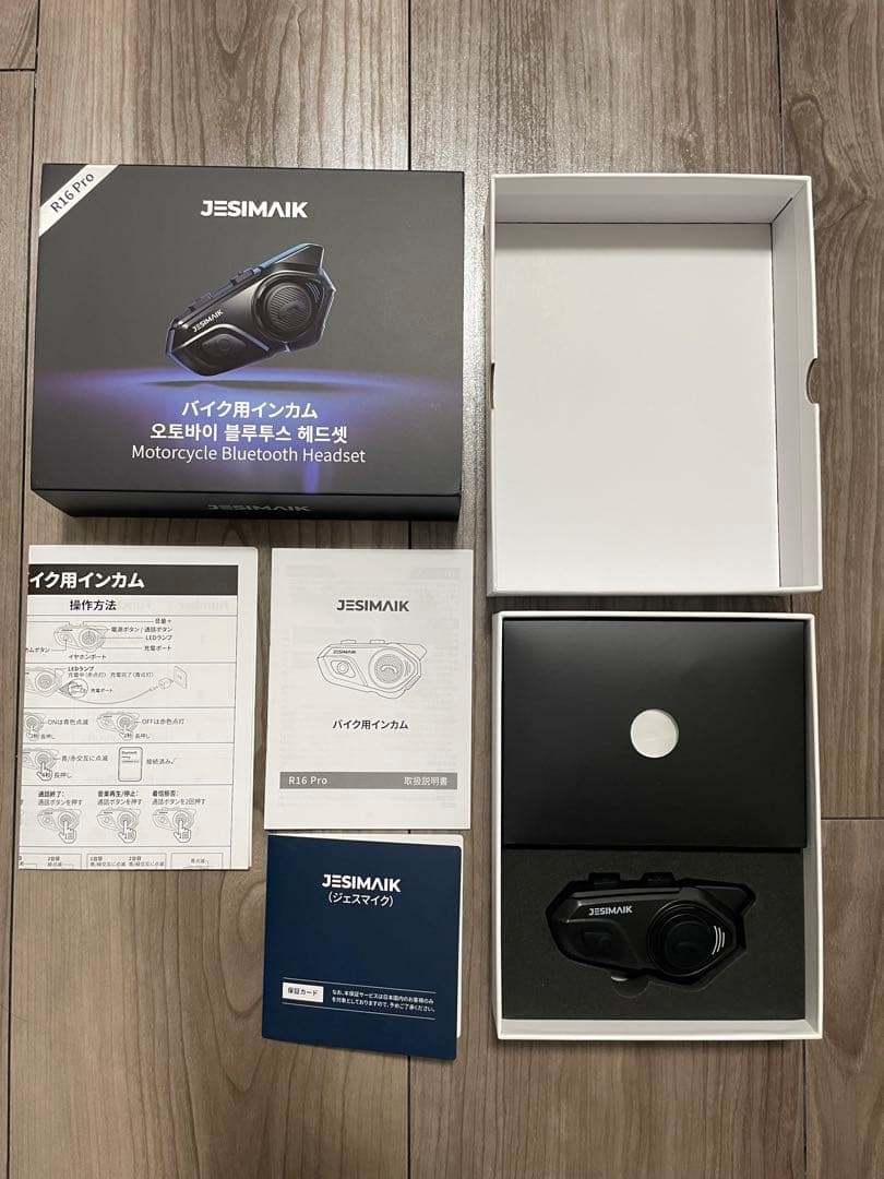 JESIMAIK バイクインカムR16Pro Bluetoothヘッド2台セット JESIMAIK 2