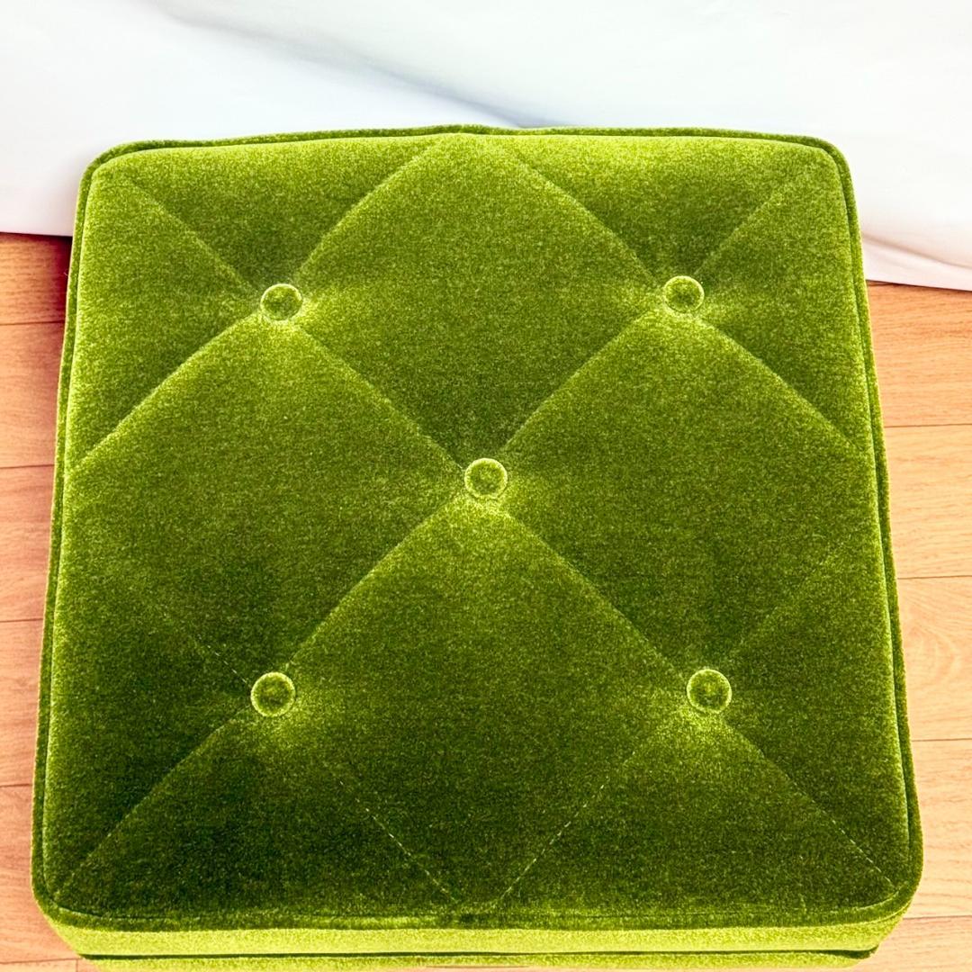 ☆未使用品 カリモク 60 オットマン モケットグリーン X36206QDK