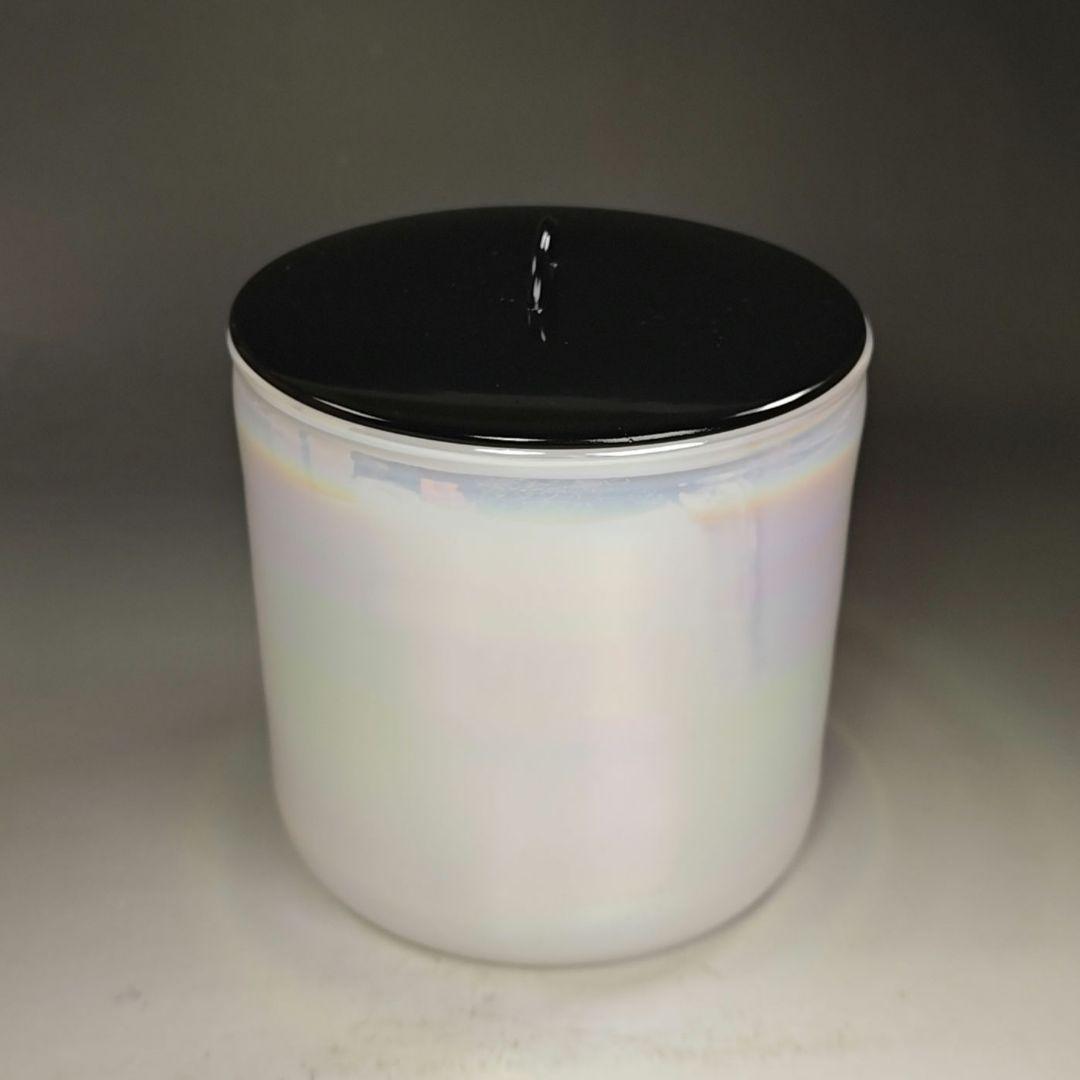 イ919 水指『上野良樹作』『義山ガラス睡蓮 水指 共箱』茶道具