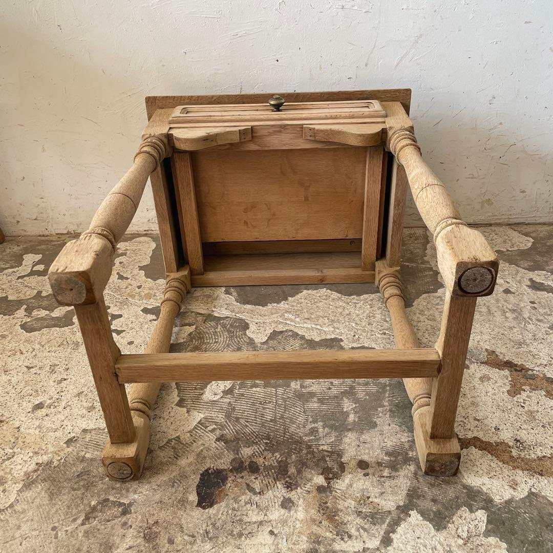 ビンテージ ドロワーサイドテーブル ドロワーベッドサイドテーブル 剥離