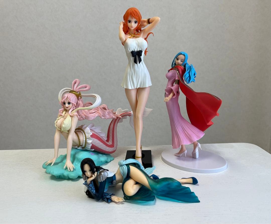 ワンピース フィギュア ナミ ハンコック ビビ しらほし姫 - メルカリ