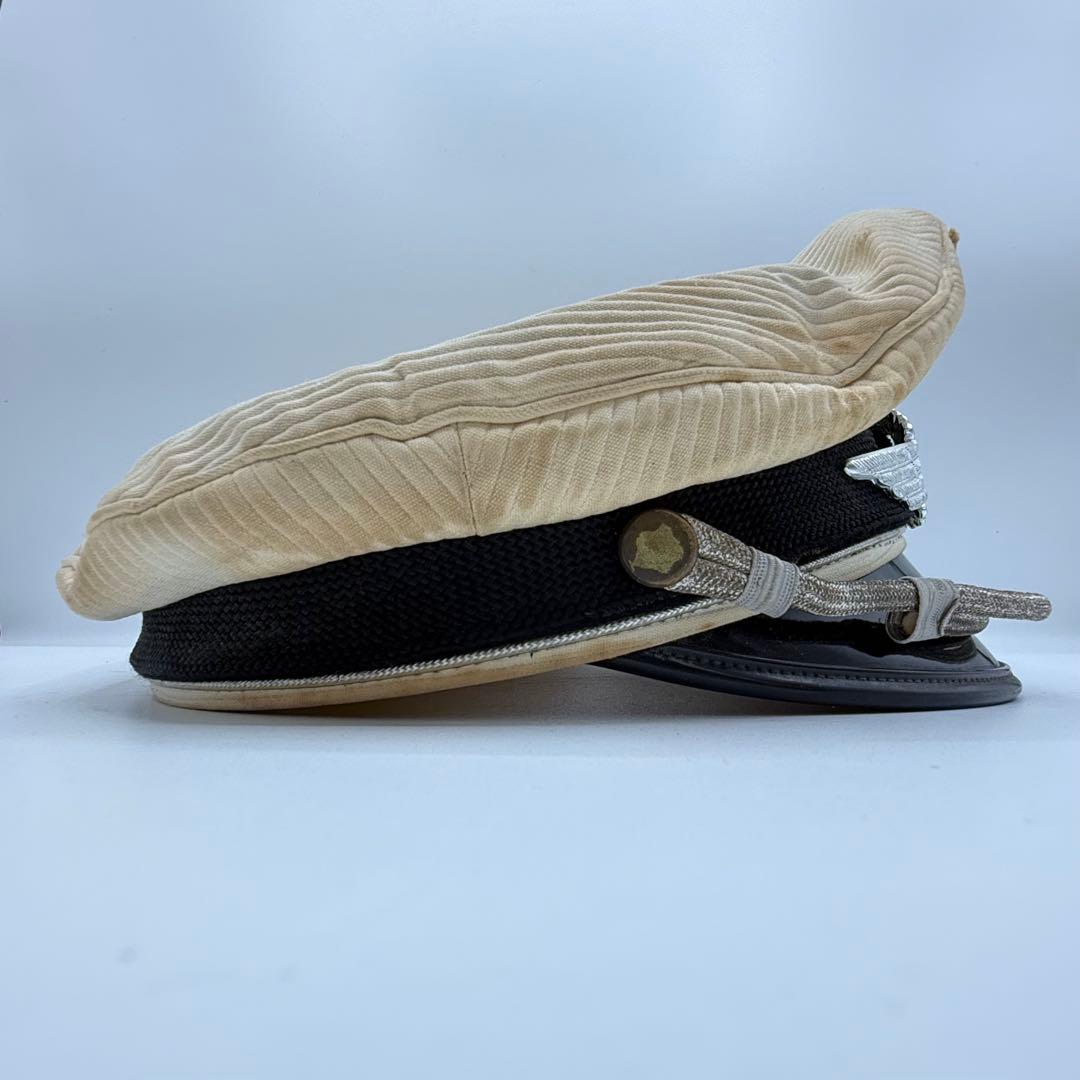 ⭐️希少⭐️ 空軍 士官用制帽 鷲章 58 白地 ヴィンテージ 軍物