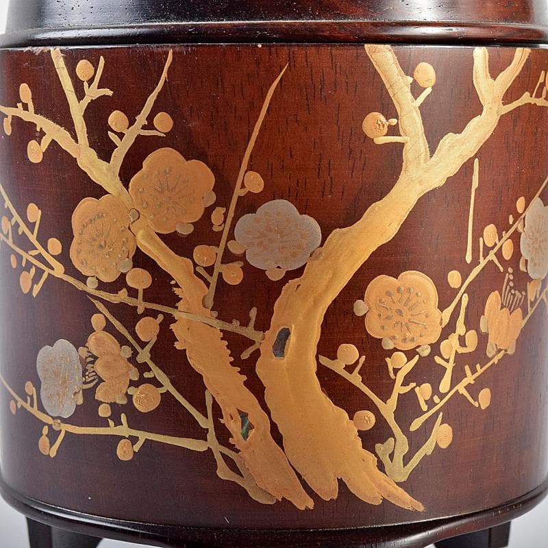 ☆ 駒沢利斎 香狭間透 莨盆 裏千家 十五代 鵬雲斎